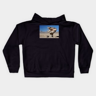 Bolivie - Salar d'Uyuni, arbre de pierre Kids Hoodie